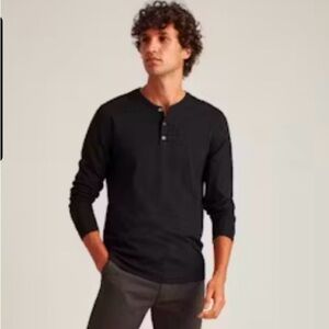Bonobos longsleeve Henley (black)